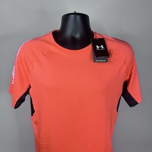 Under Armour MFO HeatGear Vent Compression Shirt 1383331 Bright Red Black Men XL